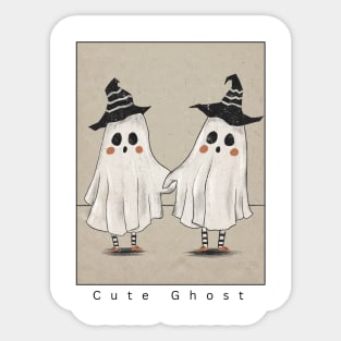 Cute Gost - halloween Sticker